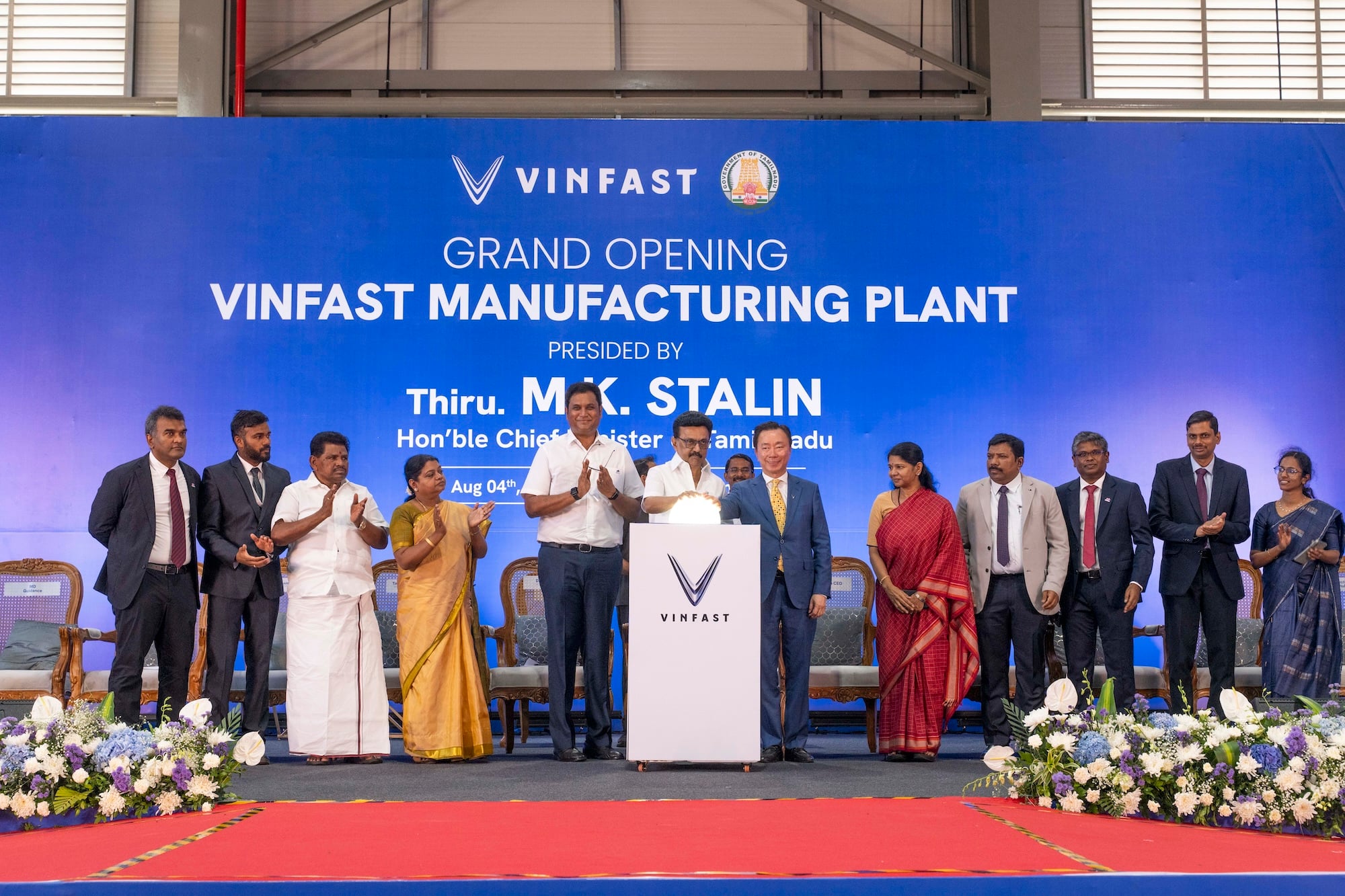 VINFAST INAUGURATES ELECTRIC VEHICLE ASSEMBLY PLANT IN TAMIL NADU ...