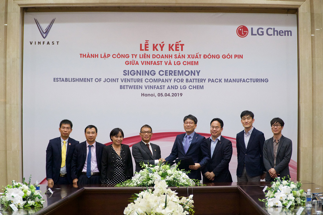 Vinfast And Lg Chem Co Operate For Battery Production Vingroup Company